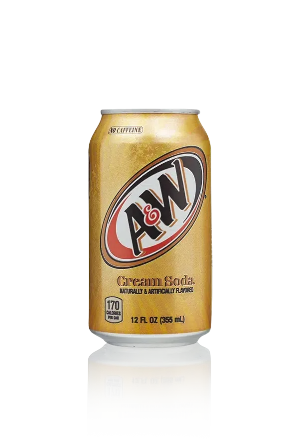 A w cream soda usa blik 33,5cl front