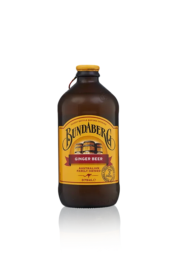 Bundaberg ginger beer australia glazen fles 37,5cl front