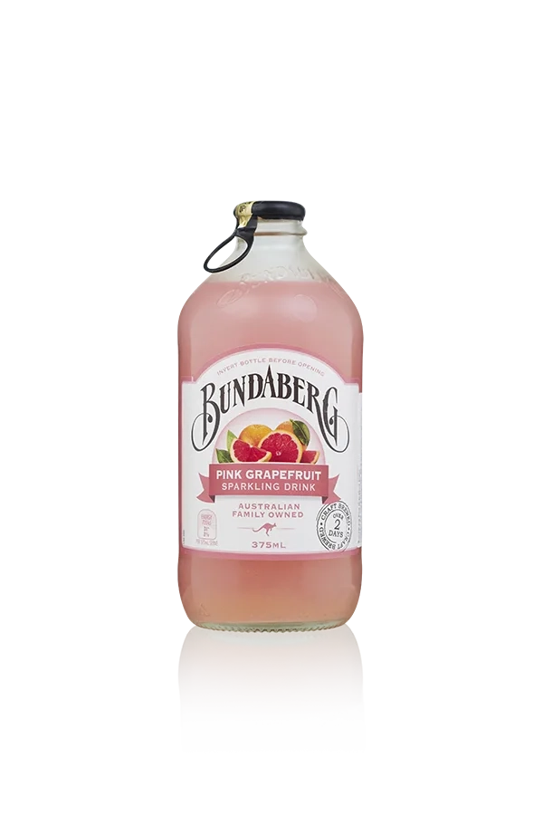 Bundaberg pink grapefruit australia glazen fles 37,5cl front