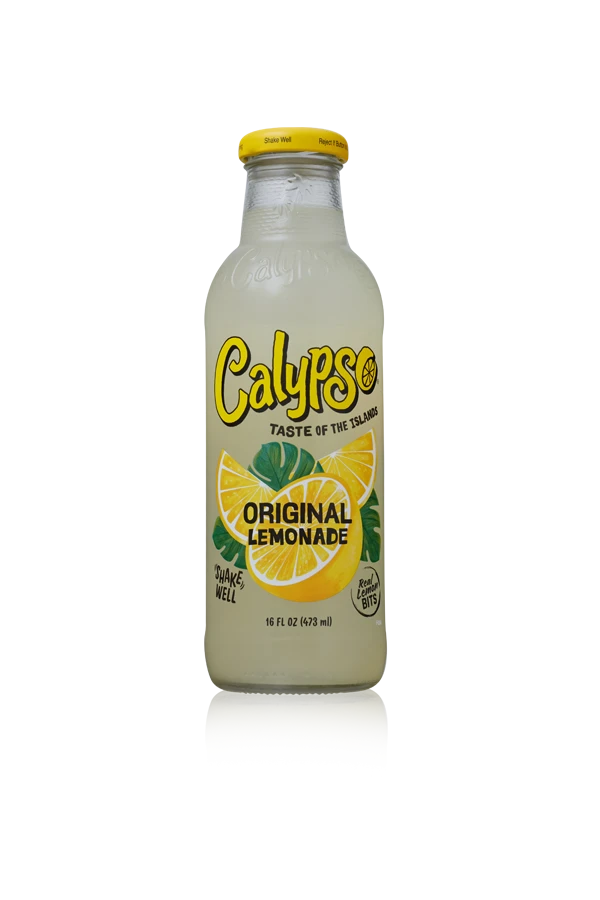 Calypso original lemonade usa 12 x 47,3cl glazen fles front