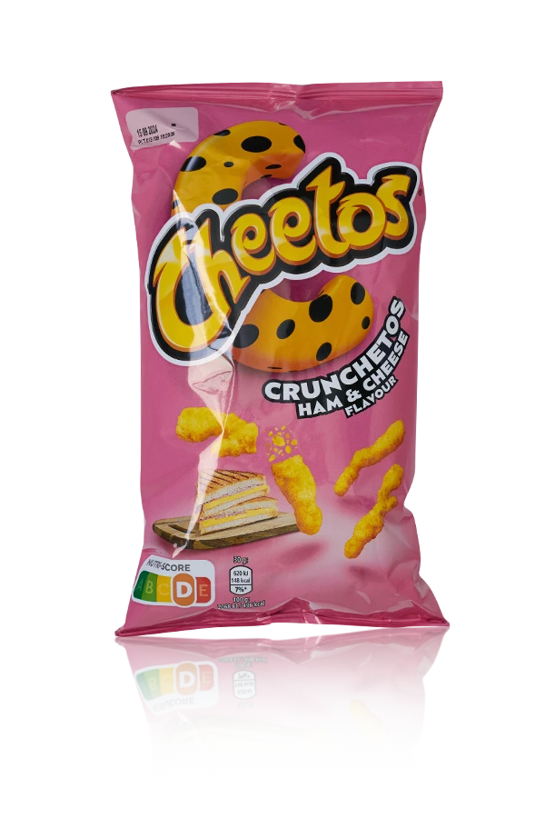 Cheetos crunchetos ham & cheese nederland 12 x 110g zak front