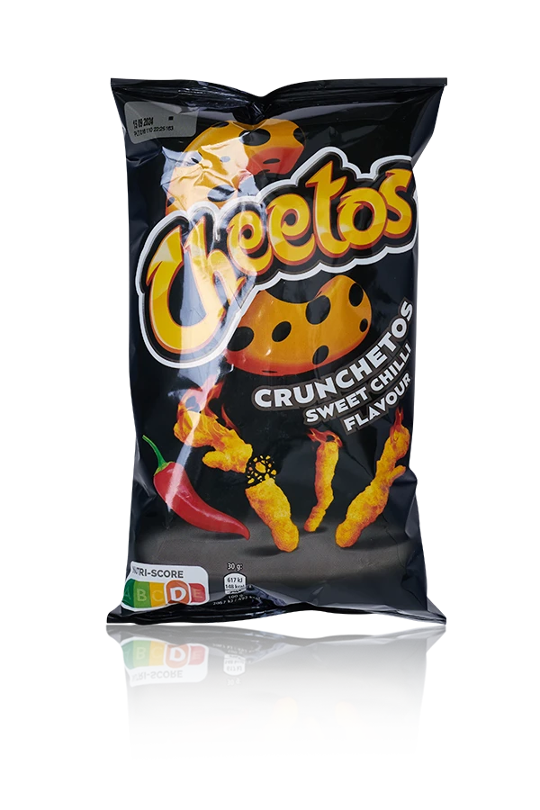 Cheetos crunchetos sweet chilli nederland 12 x 110g zak front