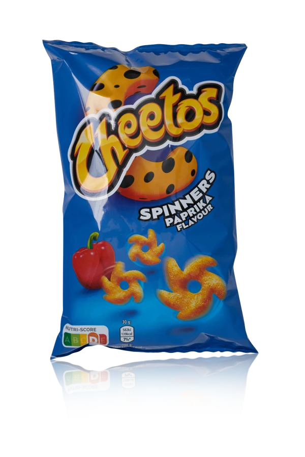 Cheetos spinners paprika nederland 8 x 110g zak front