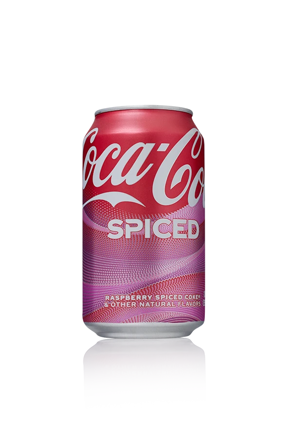 Coca cola raspberry spiced usa 12 x 33,5cl blik front