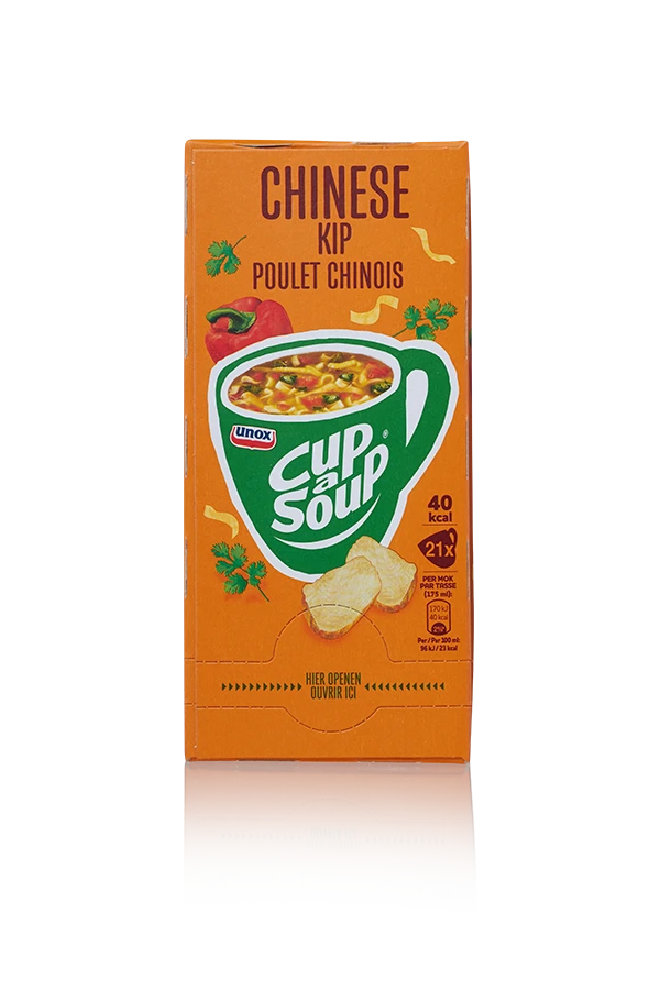 Cup a soup chinese kip nederland 4 x 21 x 12g doos front