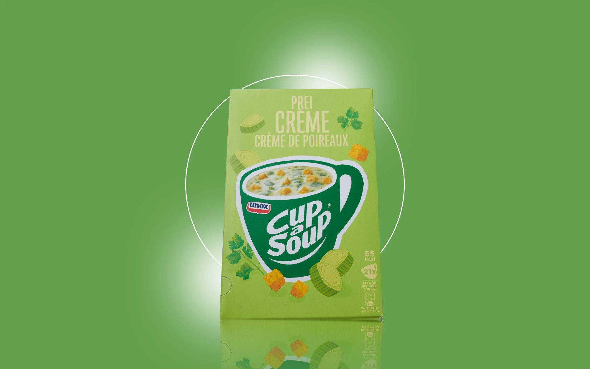 Cup a soup prei creme nederland 4 x 21 x 16g doos