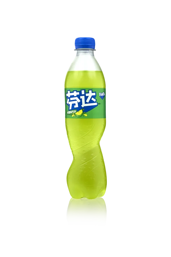 Fanta green apple china pet 50cl front