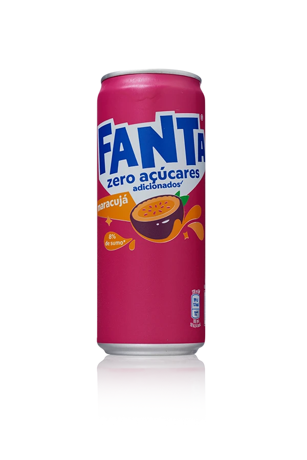 Fanta maracuja portugal 24 x 33cl blik front