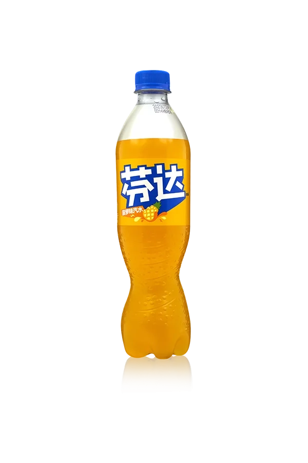 Fanta pineapple china pet 50cl front