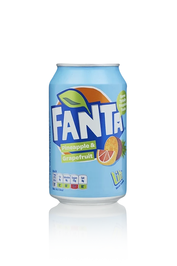 Fanta pineapple   grapefruit china blik 33cl front