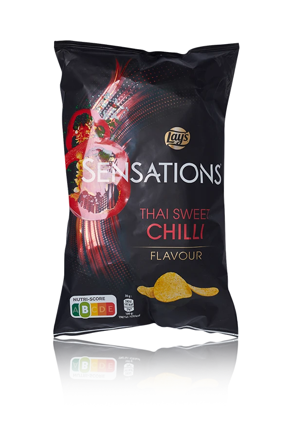 Lays sensations thai sweet chilli nederland 22 x 150g zak front