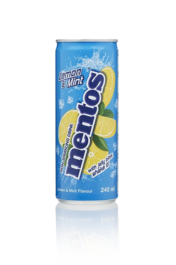 Mentos lemon mint front