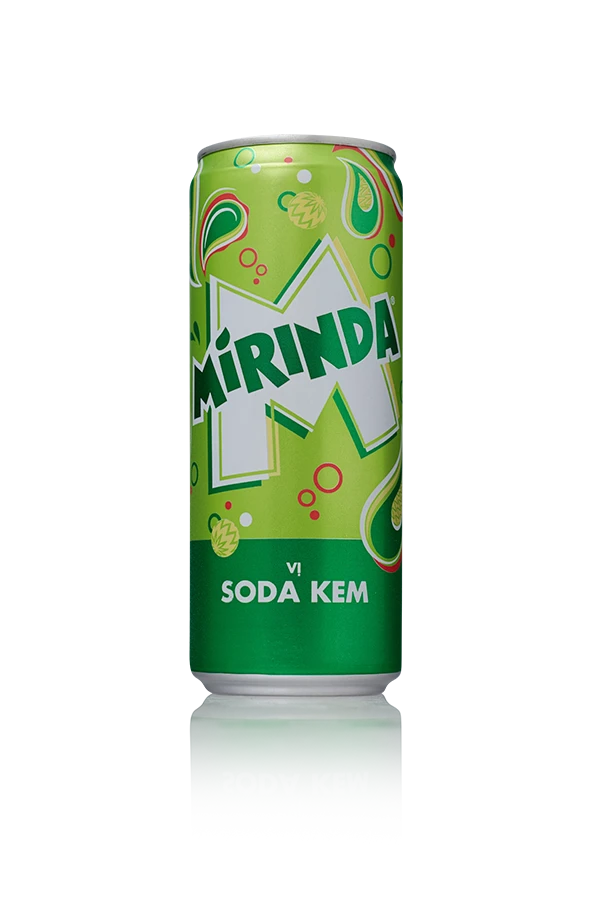 Mirinda soda kem vietnam 24 x 32cl blik front