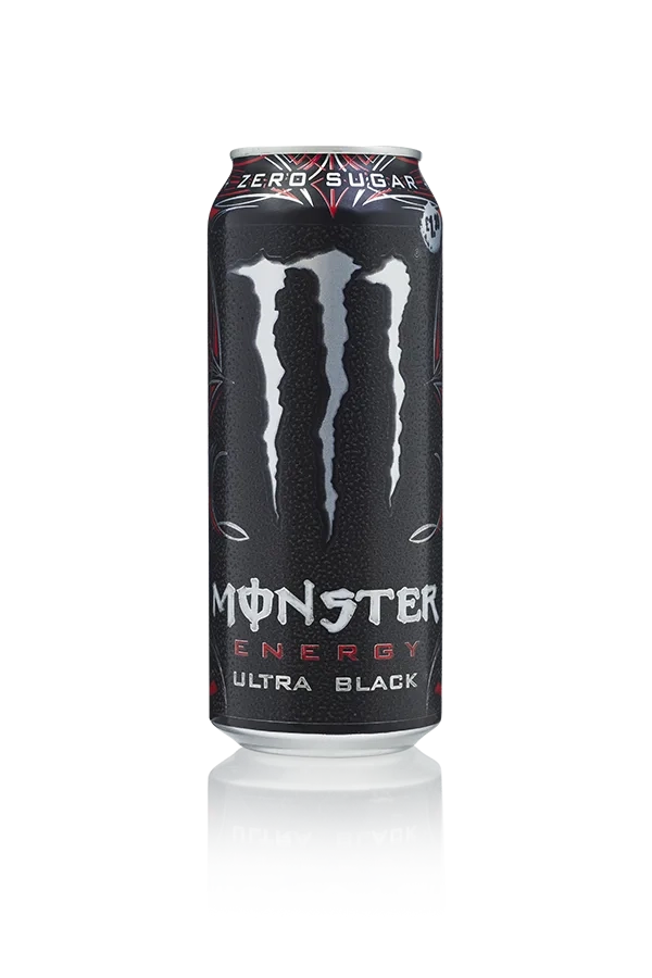 Monster energy ultra black blik 50cl front