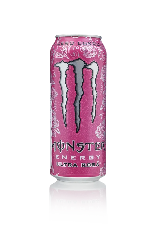 Monster energy ultra rosa blik 50cl front