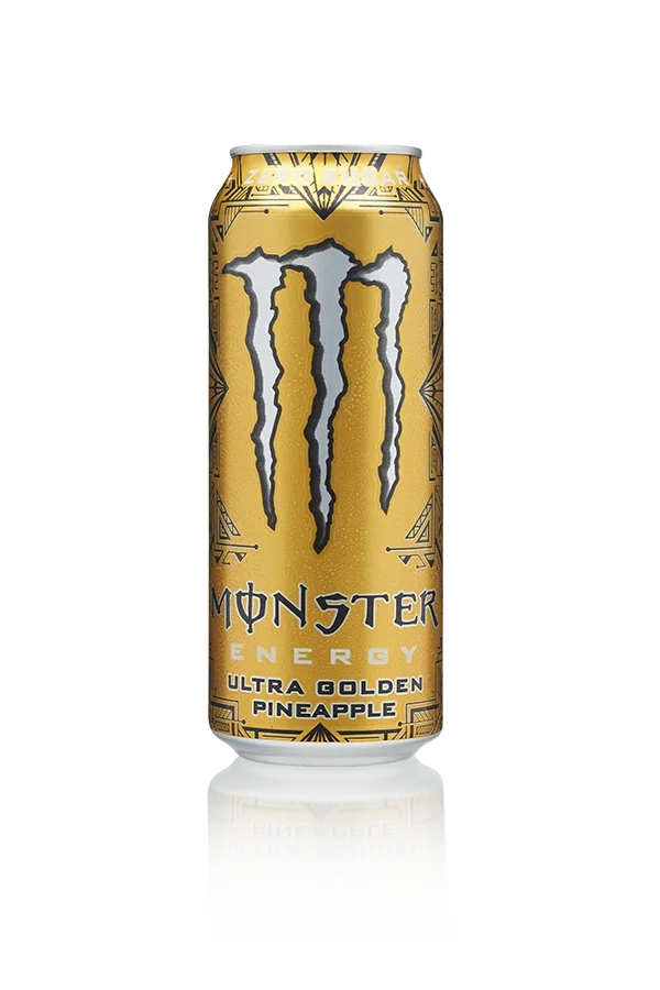 Monster energy zero golden pineapple blik 50cl front