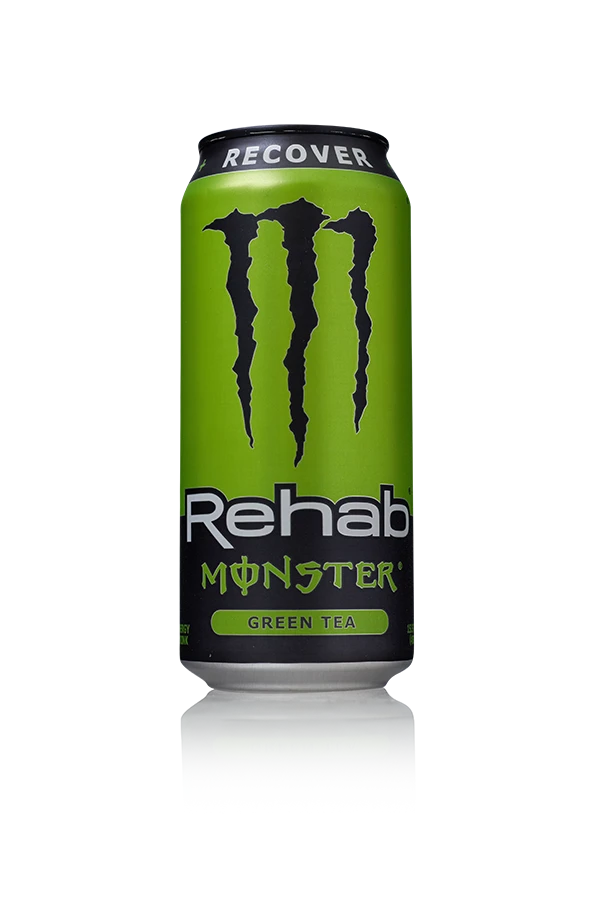 Monster rehab green tea us 24 x 44,4cl blik front