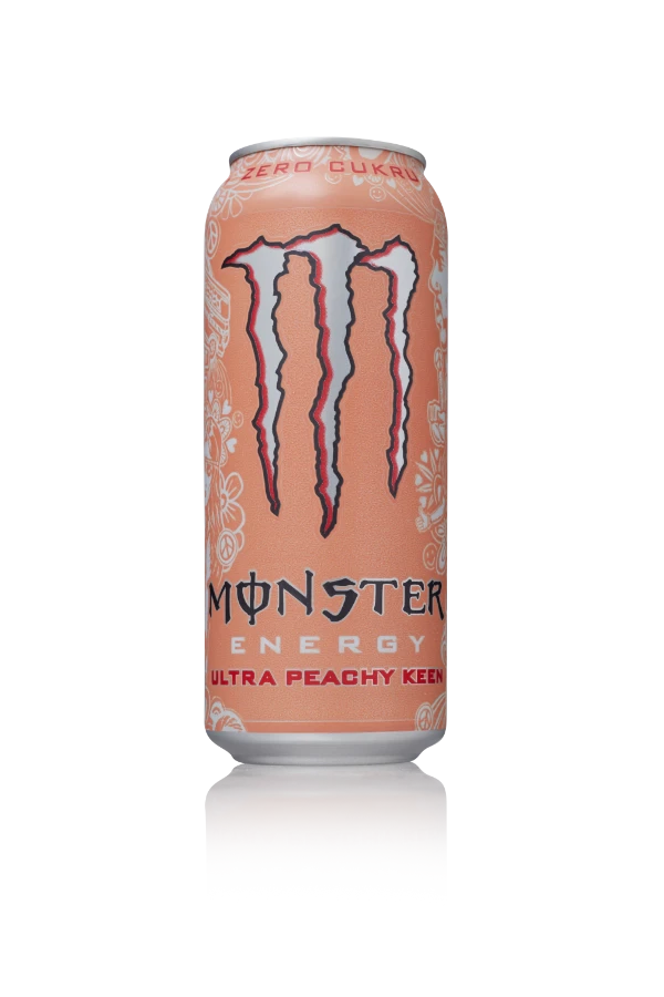 Monster ultra peachy keen  pl 12 x 50cl blik front