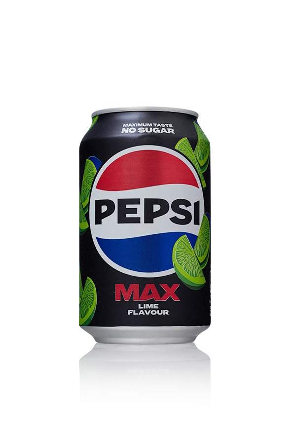 Pepsi max lime (nieuwe verpakking) dk 24 x 33cl blik front