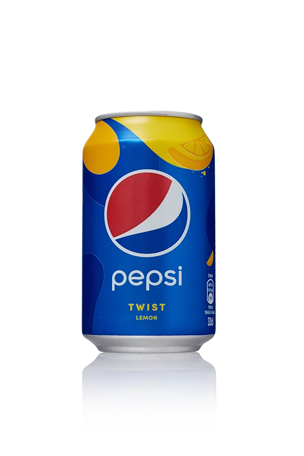 Pepsi twist (nieuwe verpakking) dk 24 x 33cl blik front