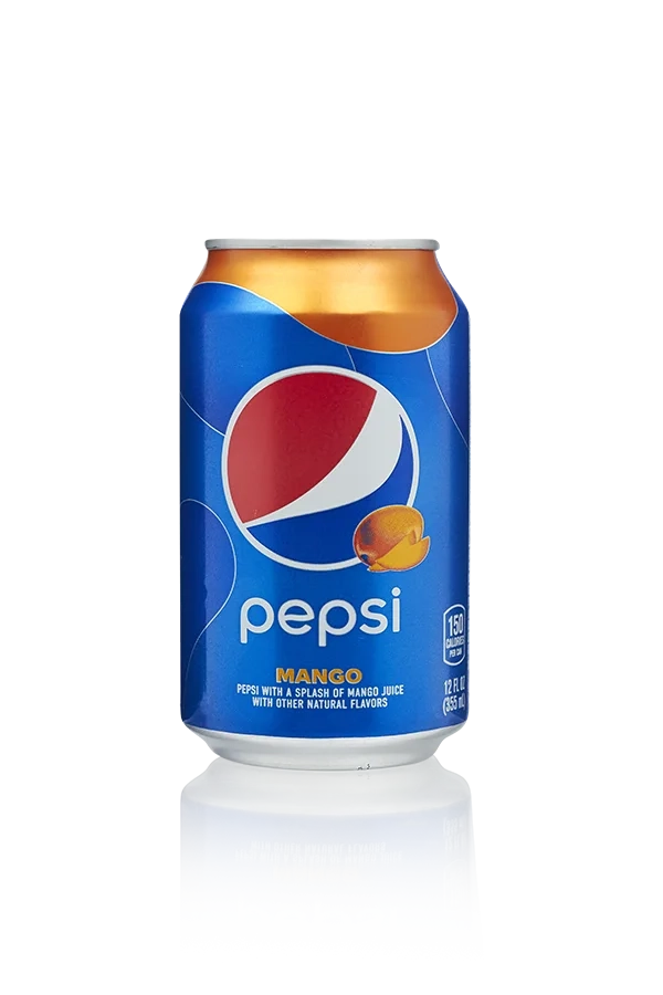 Pepsi usa mango usa blik 33,5cl front