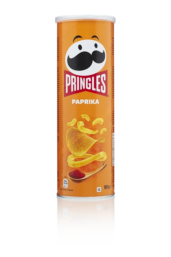 Pringles paprika bus 165g front