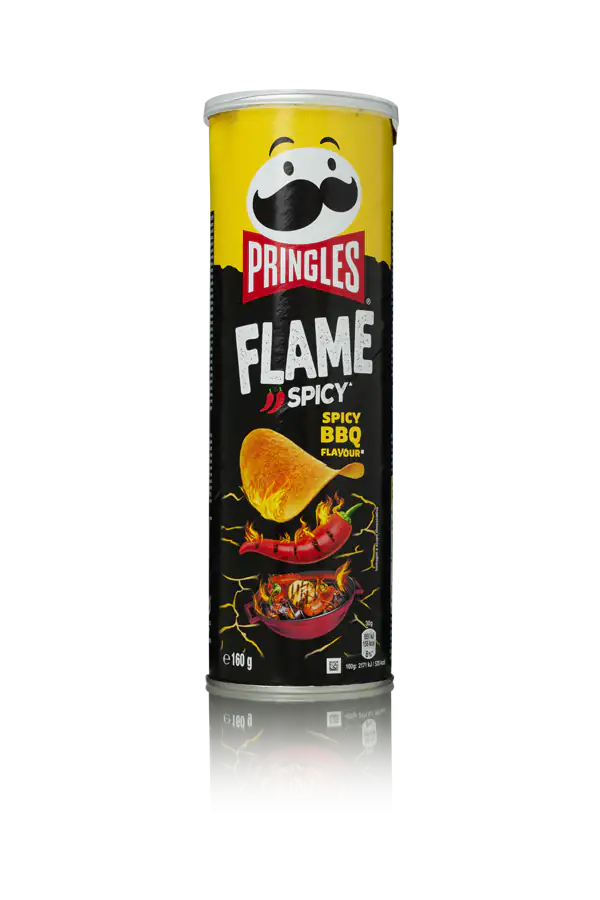 Pringles spicy bbq front