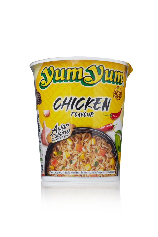 Yum yum chicken cup thailand 12 x 70g cup front