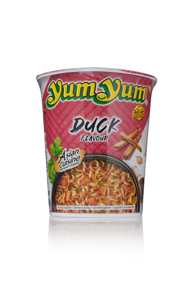 Yum yum duck cup thailand 12 x 70g cup front