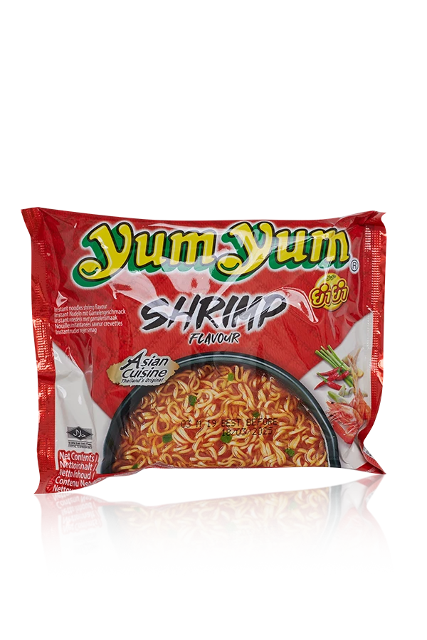 Yum yum  shrimp noodles soupe thailand 30 x 60g doos front