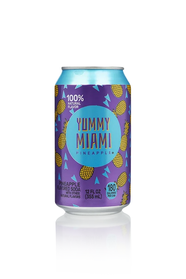 Yummy miami pineapple usa blik 33,5cl front